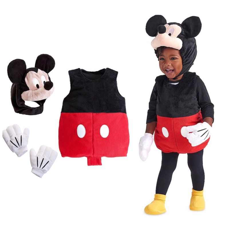 🌈現貨18-24M✨美國 迪士尼 正版 米奇 米老鼠 嬰兒 幼兒 連身 造型 服裝 角色扮演 萬聖節