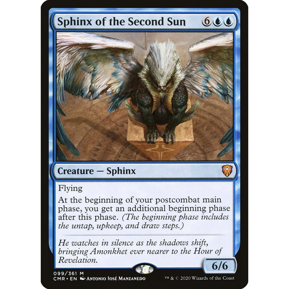 Mtg 魔法風雲會指揮官傳奇 99 M 神日史芬斯sphinx Of The Second Sun 副陽のス 蝦皮購物