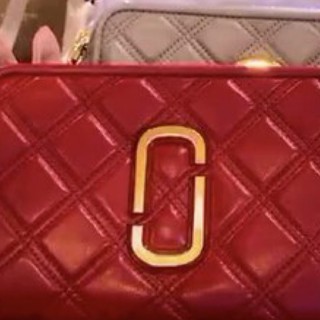 The Marc Jacobs 專櫃菱格紋小羊皮相機包 母親節禮物換新包（現貨）新年/情人節禮物