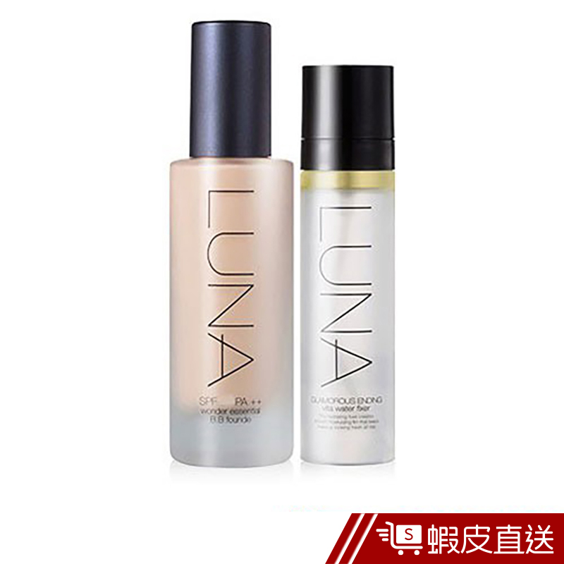 韓國LUNA 完美遮瑕保濕粉底液 色號21白皙40ml(送定妝噴霧50ml)(短效)現貨 蝦皮直送