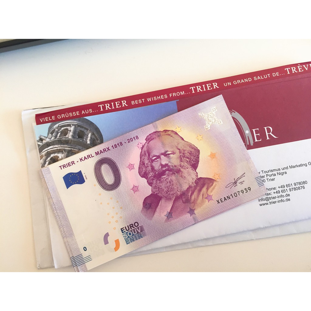 [現貨] 致敬馬克思無貨幣理論 德國0歐元紙鈔