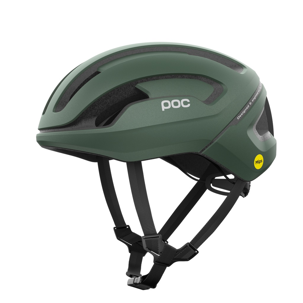 POC Omne Air WF MIPS 寬版安全帽Epidote Green Metallic/Matt