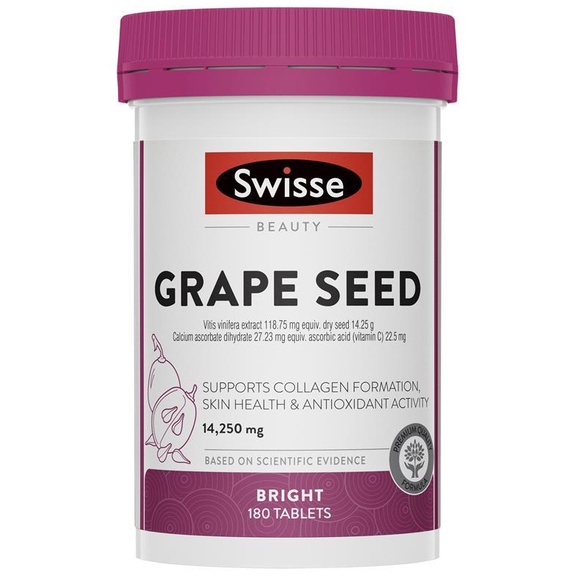 青日小舖《純澳代購》Swisse葡萄籽花青素180粒（新包裝）