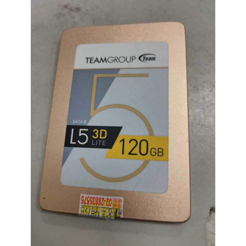 TEAM 120G SSD 二手 保固七天