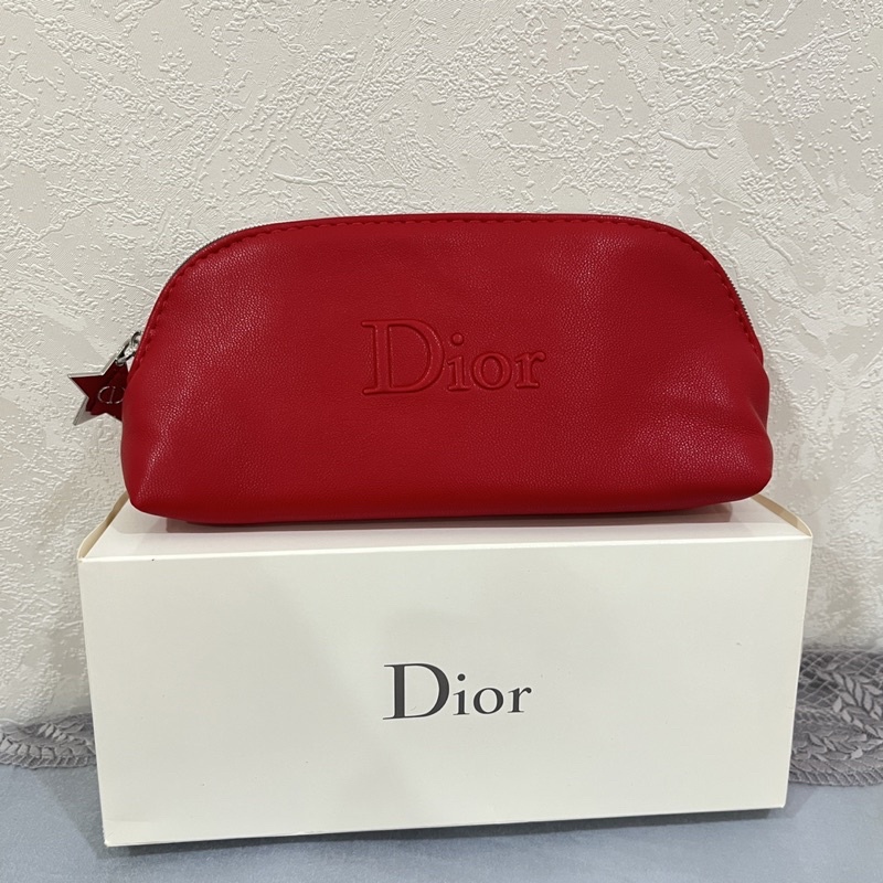 Dior 迪奧紅色化妝包
