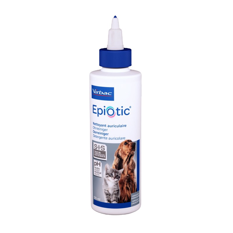 法國 Virbac 維克耳爽 《耳道清潔劑》EPI-OTIC 耳道球麗清耳液-125ml