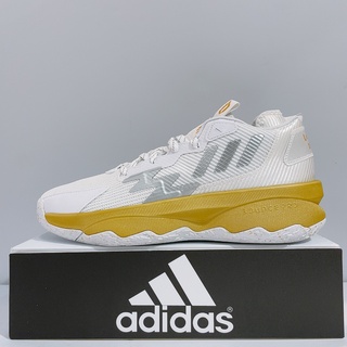 adidas DAME 8 Lillard 男生 白金色 實戰鞋 聯名 運動 籃球鞋 GY1755