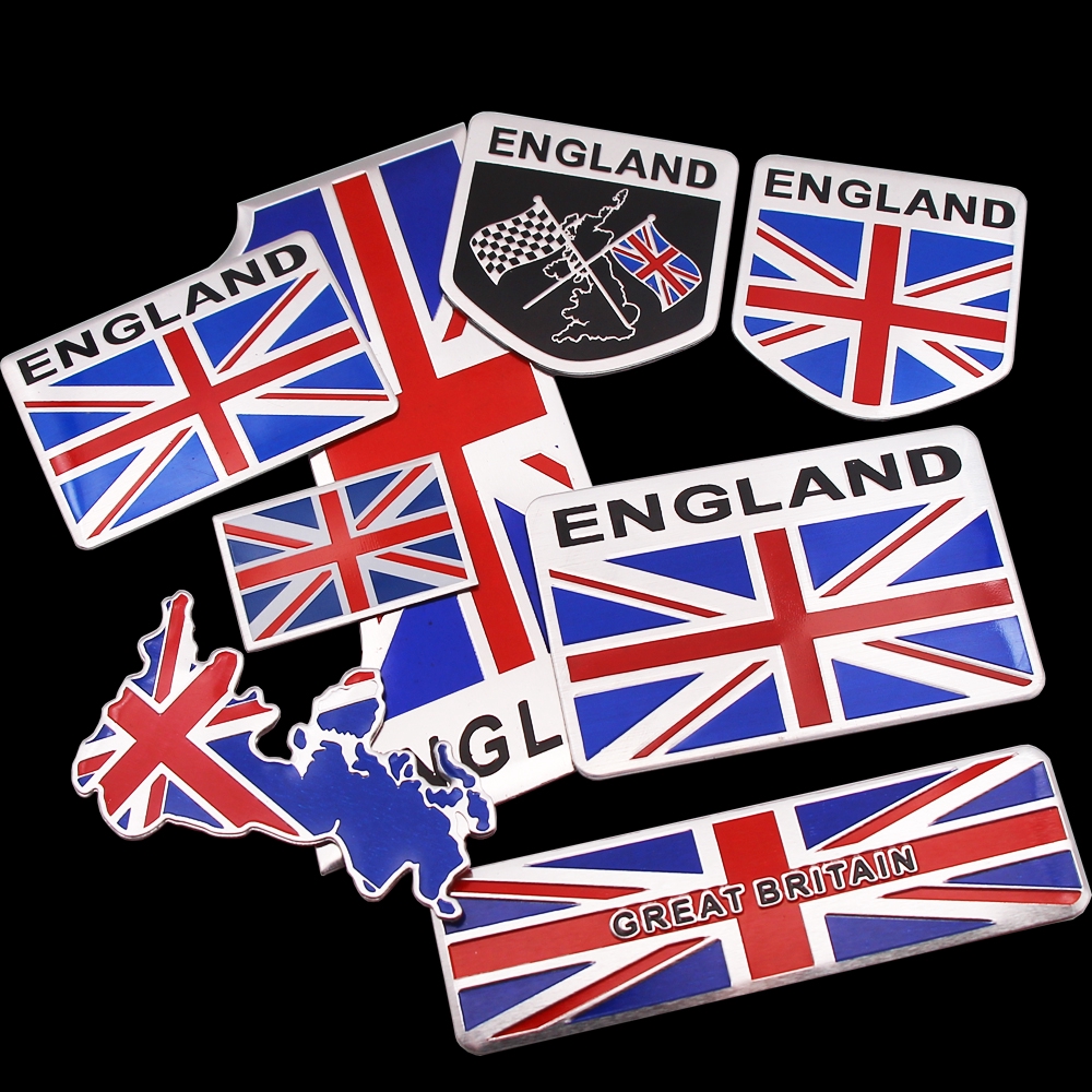 英國國旗汽車貼紙聯合王國標誌英國徽章貼花適用於寶馬奧迪福特起亞路虎迷你庫珀捷豹汽車造型