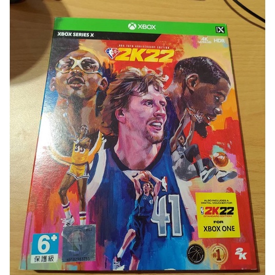 XBOX ONE SERIES S X XBSX NBA2K22 75周年版 中文版