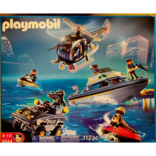 德國Playmobil #5844 警察交通工具組(大包裝)