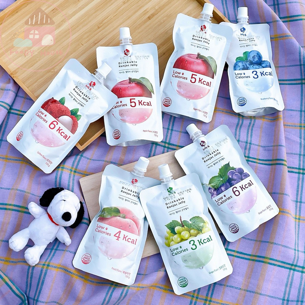 現貨 免運 韓國jelly B 低卡蒟蒻果凍蘋果藍莓青葡萄芒果荔枝紫葡萄新上市tarami 0 Kcal 果凍 蝦皮購物