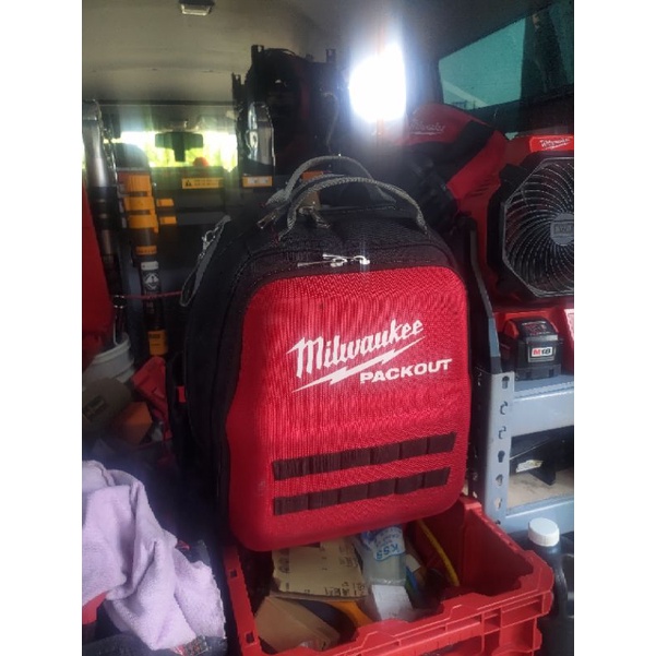 Milwaukee 米沃奇 後背包 工具包 配套組合式 收納包 工具箱 整理箱 整理包 二手中古