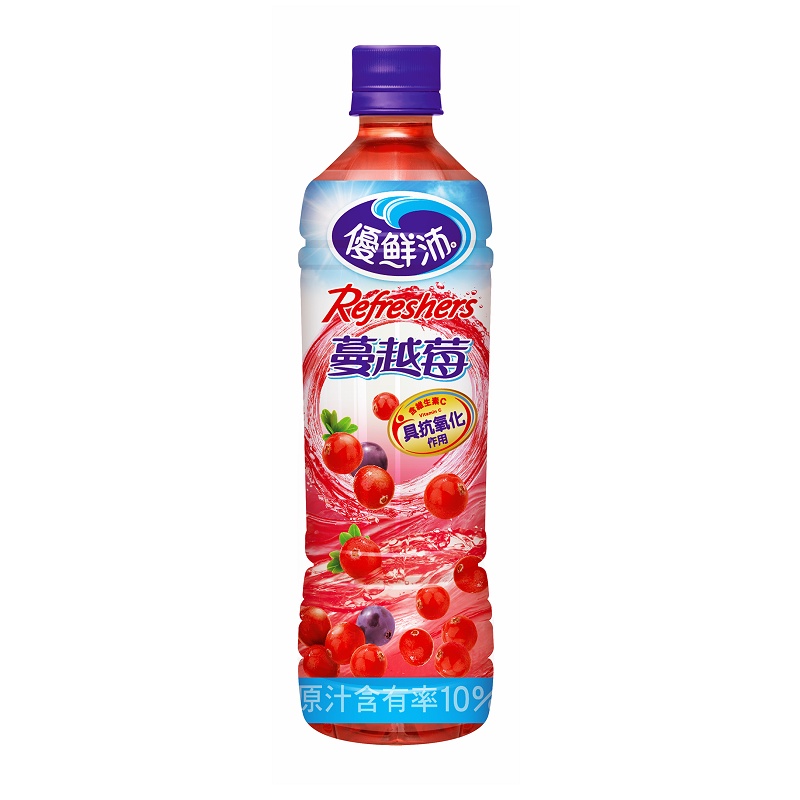 優鮮沛 蔓越莓綜合果汁[箱購] 500ml x 24【家樂福】