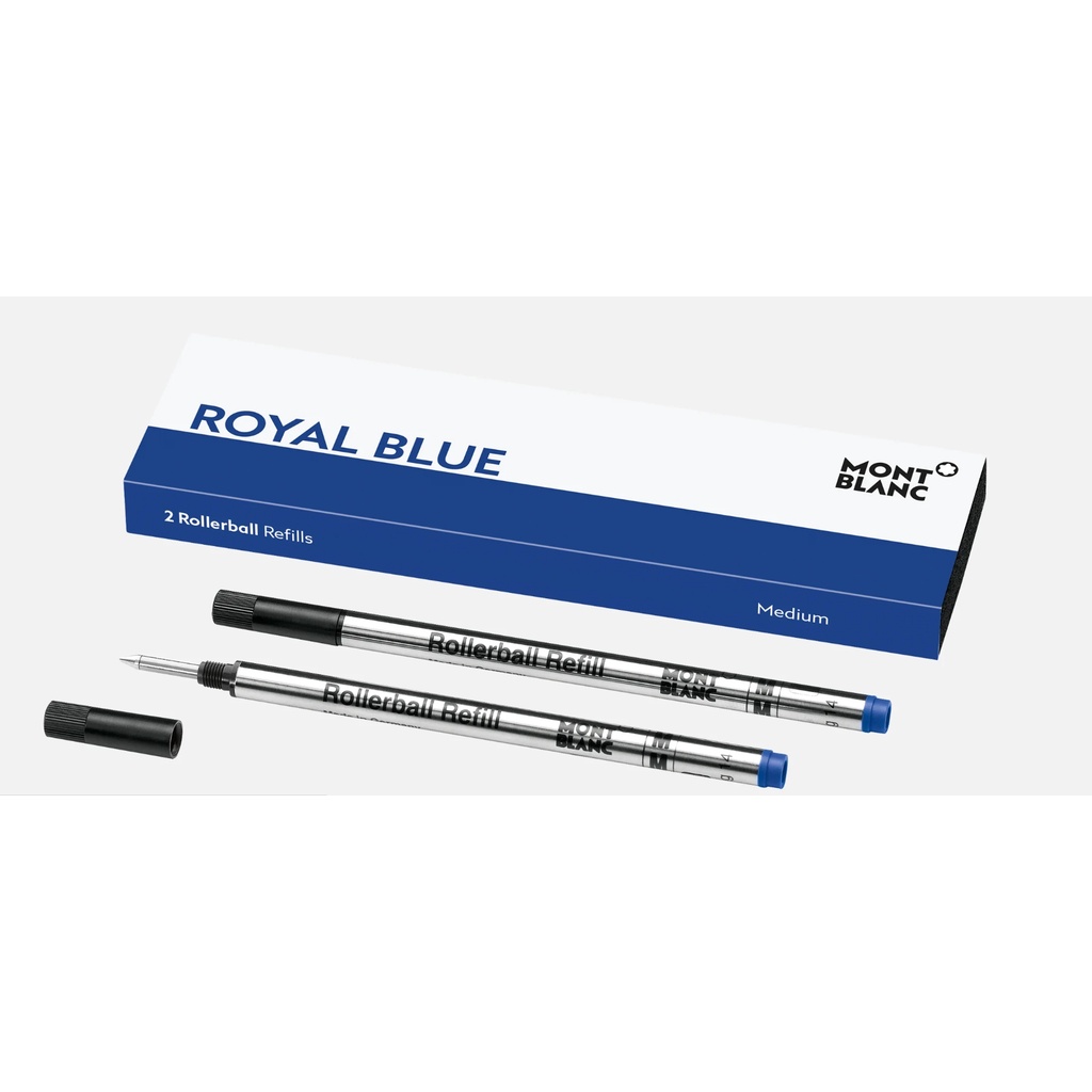 MONTBLANC 萬寶龍 鋼珠筆芯 Rollerball(單支) 藍 黑兩色/F M兩種規格可選擇 128231