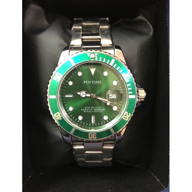 Pintime 法國王室御用品牌 綠水鬼 石英腕錶 正原廠公司貨 暢銷石英款 不銹鋼腕錶 鋼帶手錶