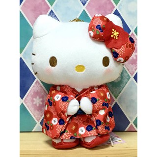 Hello Kitty 絨毛娃娃 (冬梅浴衣)