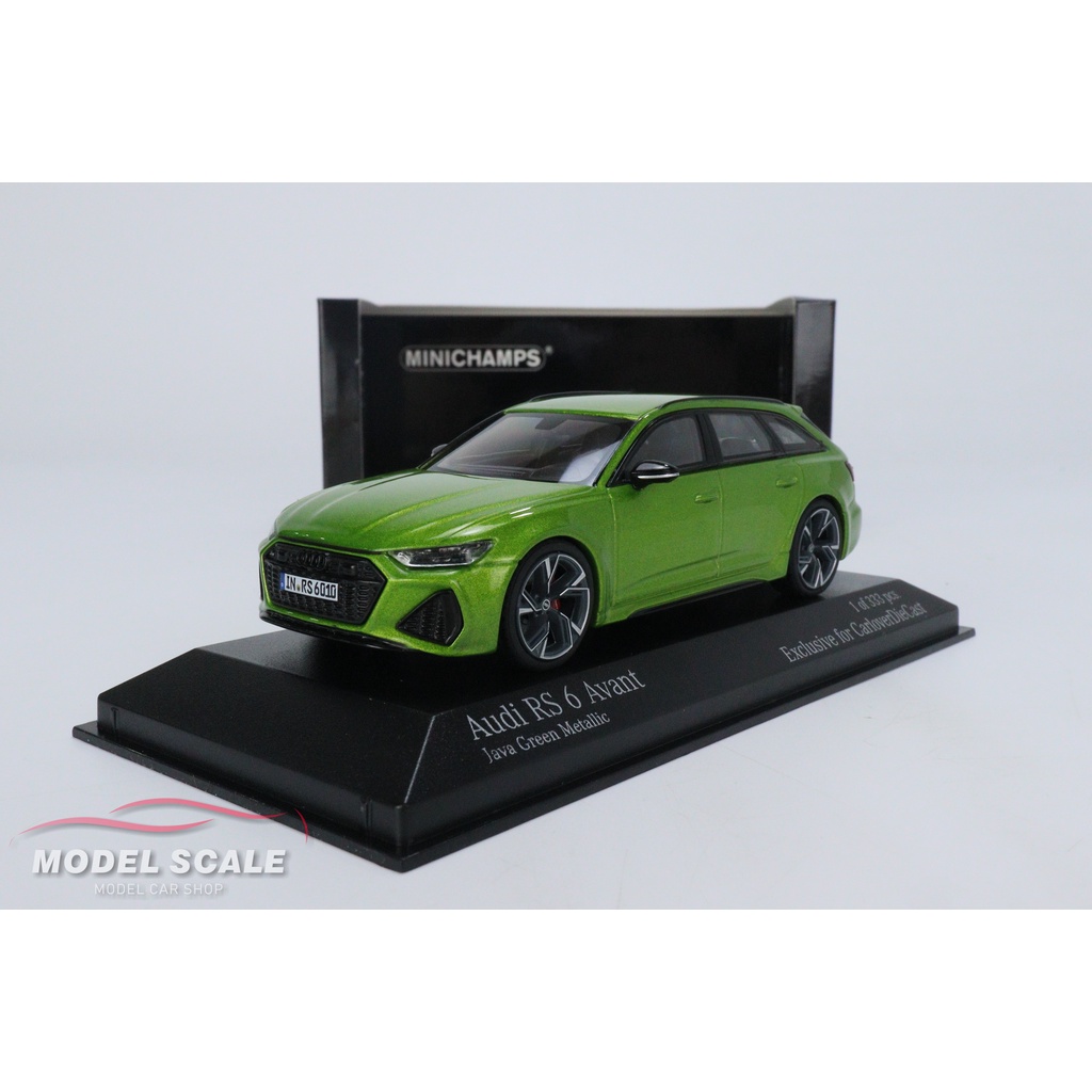 【模例】Minichamps 中國獨家版 1/43 Audi RS6 Avant (C8) 綠色(Java Green)