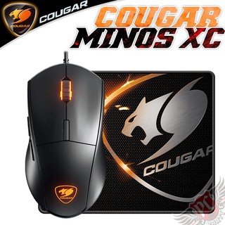 美洲獅 COUGAR MINOS XC+滑鼠墊 電競組 PC PARTY