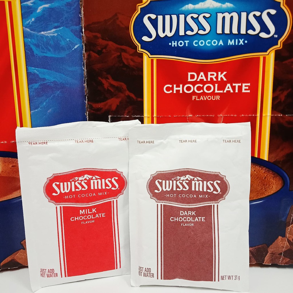 SWISS MISS 即溶可可粉 黑巧克力 牛奶巧克力 香醇巧克力 可可粉 牛奶可可粉 沖泡飲品 下午茶 好市多 熱可可