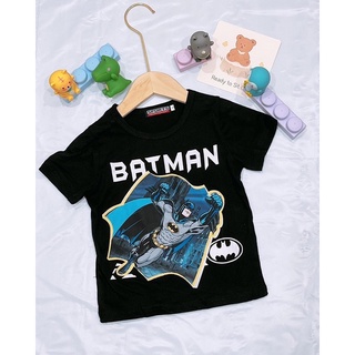 《現貨》超人圖案短袖上衣 台製兒童蝙蝠俠圖案上衣 BATMAN上衣
