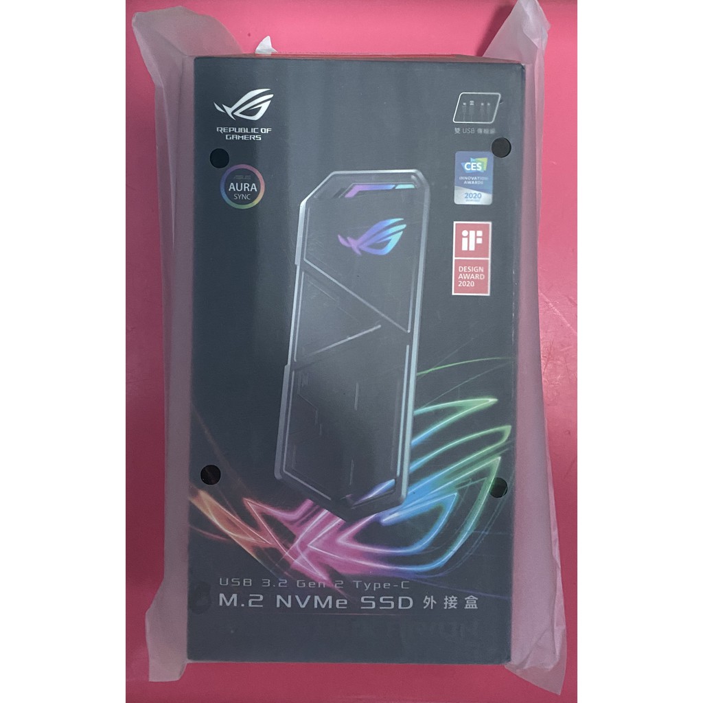 全新 現貨未拆封 礦渣 華碩 ROG Strix Arion M.2 NVMe SSD 外接盒