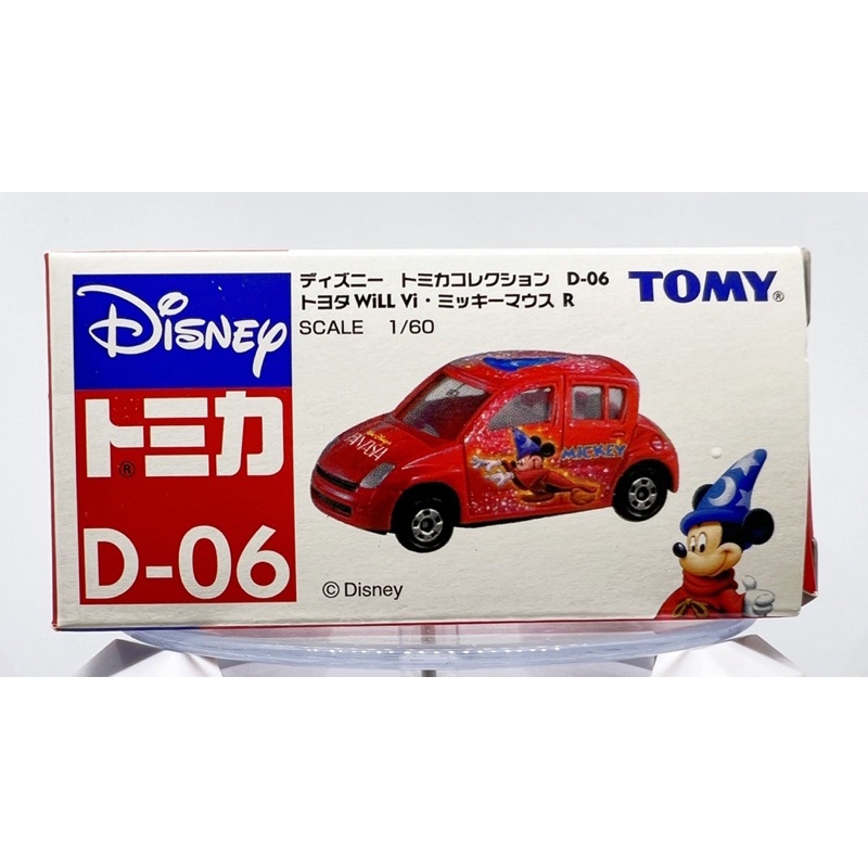 Tomica 舊藍標 迪士尼Disney D-06 魔法米奇 紅色 絕版