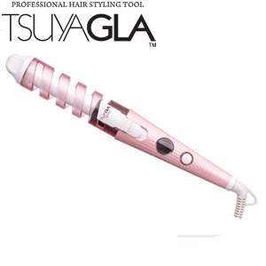 【二手出清】TSUYAGLA Spiral AZTS-01 捲髮棒  全球電壓 粉紅色