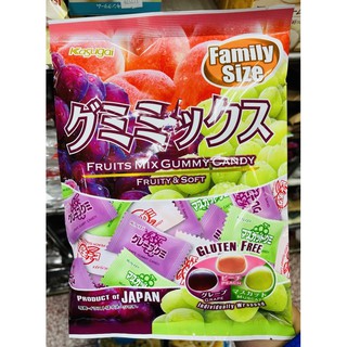 日本 Kasugai 春日井製菓 綜合水果軟糖 320g 大包裝 家庭號 葡萄/水蜜桃/麝香葡萄 另有單口味水果軟糖