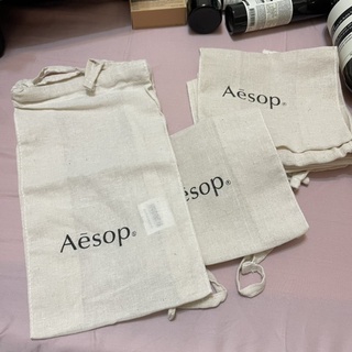 [Aesop 伊索] 品牌環保袋 可重複利用的棉布袋 棉布袋 束口袋