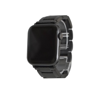 【現貨】【APEEL】重工菱格紋 Apple Watch 鈦鋼金屬錶帶