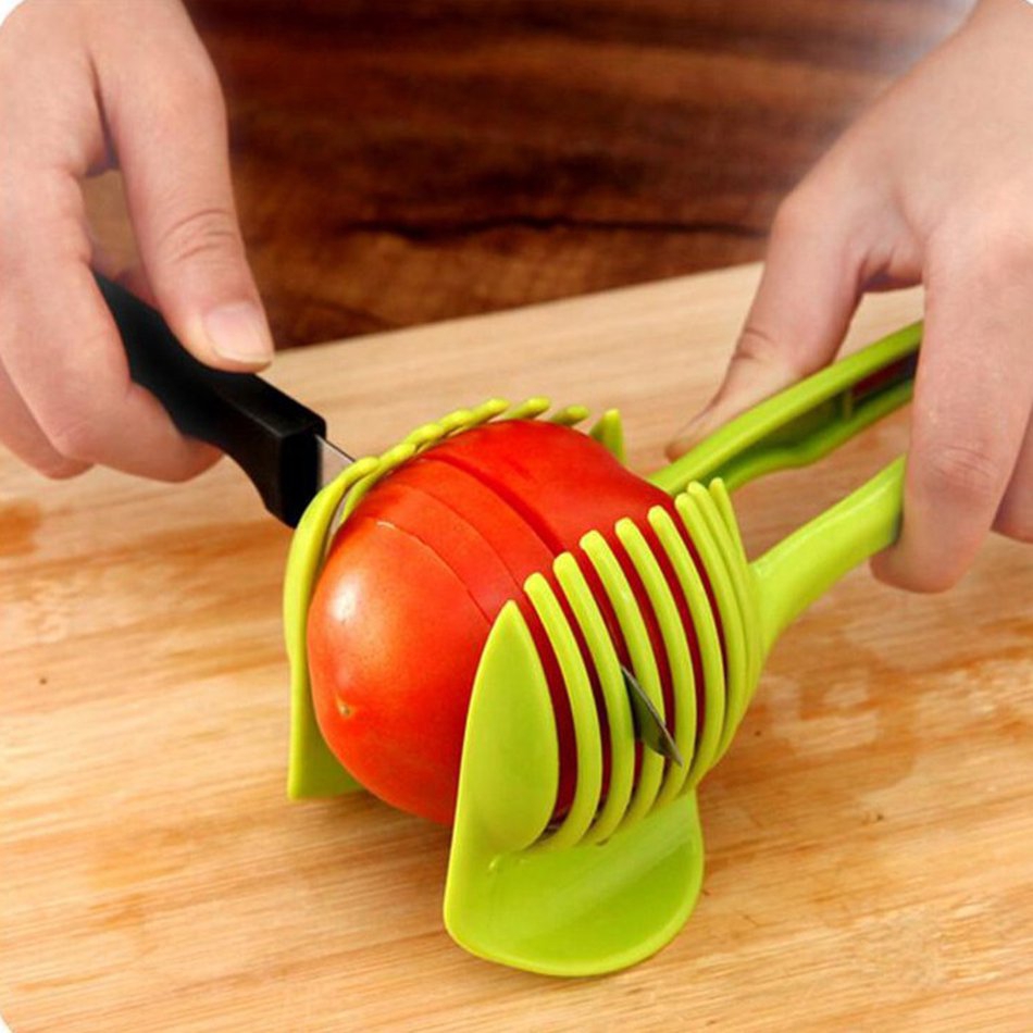 手持式切片器 檸檬蕃茄切片器 蕃茄雞蛋圓形切片器 廚房水果分割器 包子夾