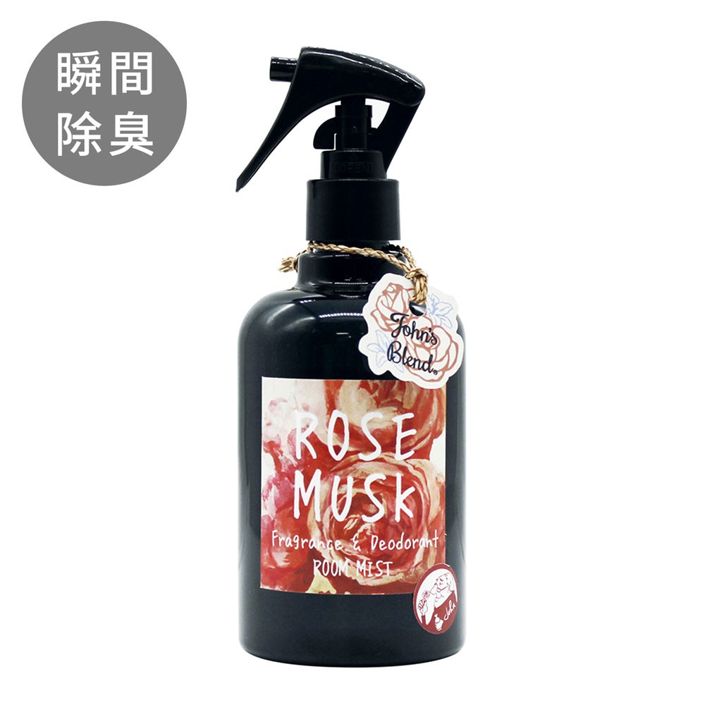 日本 John′s Blend ROSE MUSK 玫瑰麝香 室內居家 香氛噴霧 (280ml) 化學原宿