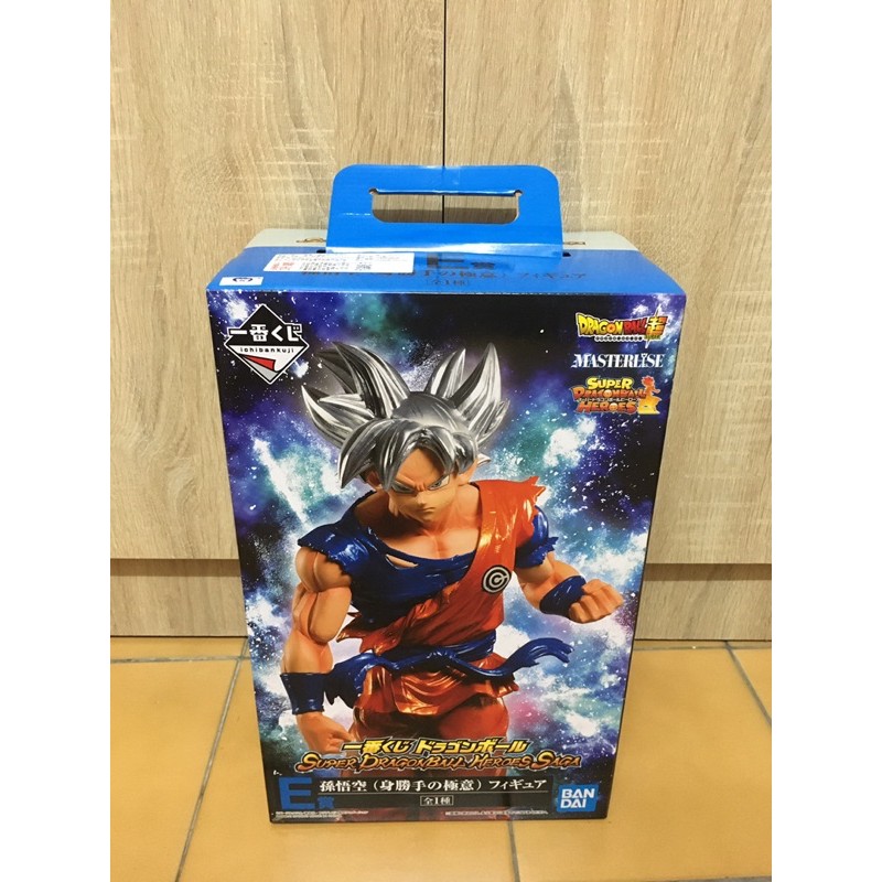 全新未拆 白證代理版一番賞七龍珠heroes Saga 龍珠英雄e賞自在極意功銀髮悟空 蝦皮購物
