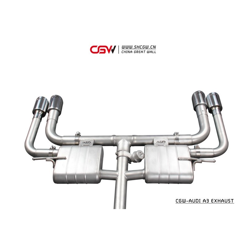 晟信 CGW 奧迪A3/1.4/1.8T/2.0T適用 當派 觸媒 頭段 中段 尾段 排氣管 Downpipe