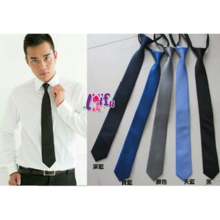 米奇來福，k96寬8cm長49cm防水寬拉鍊領帶寬版拉鍊領帶免打領帶，售價230元
