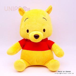 迪士尼 小熊維尼 Winnie the Pooh 經典坐姿 絨毛玩偶 娃娃 25cm高 維尼