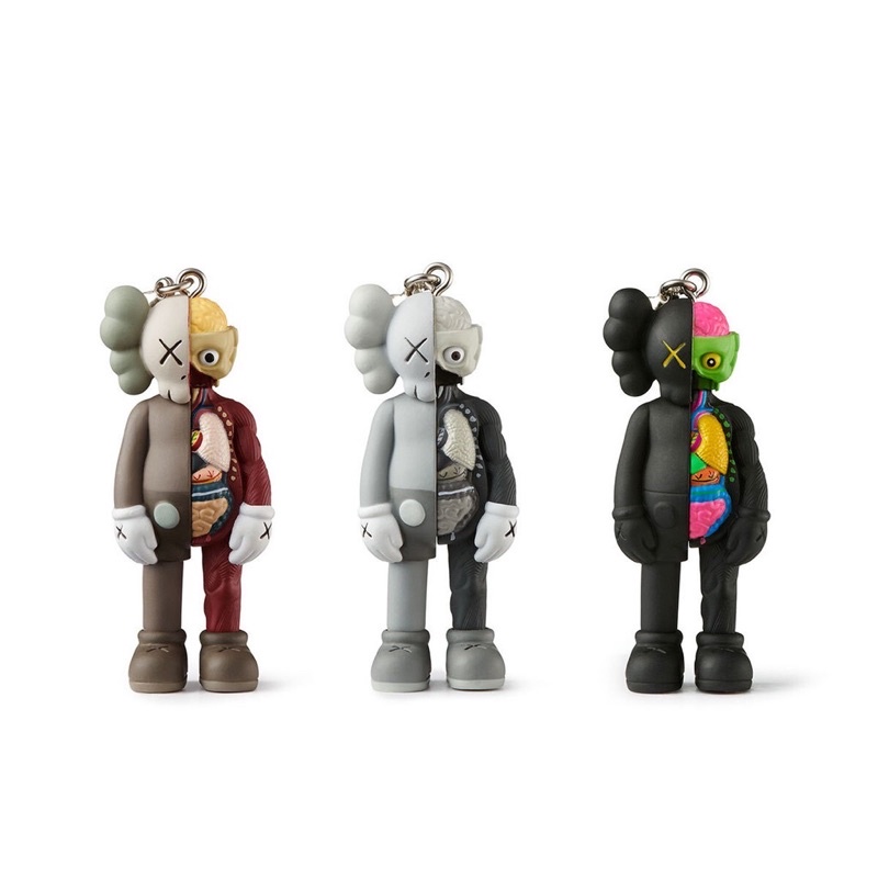 「現貨」KAWS TOKYO FIRST COMPANION 日本東京展覽 限定鑰匙圈 經典 半剖 三色