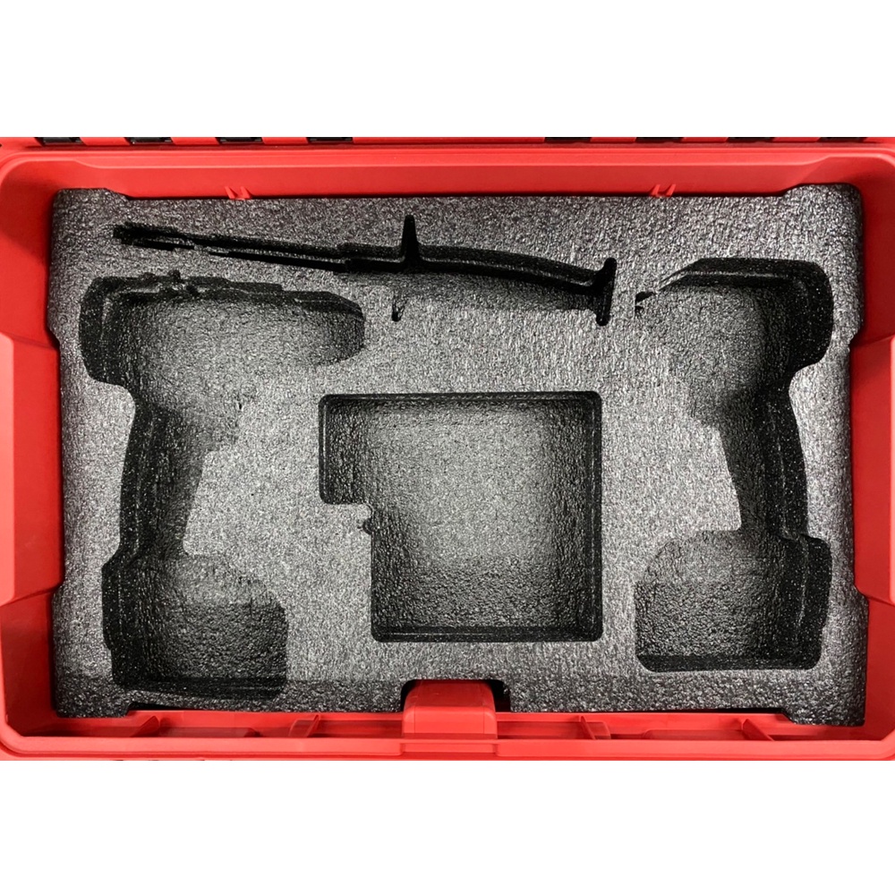 Milwaukee美沃奇 雷射雕刻-配套工具箱海綿內襯+雷射切割客製化