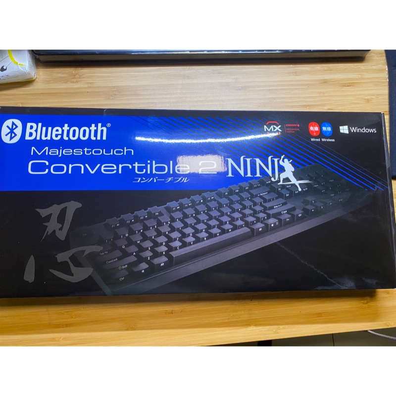 FILCO Convertible 2 Ninja 雙模 藍芽 機械式鍵盤 104鍵 英文 茶軸 二手