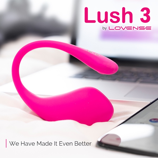 現貨免運 LOVENSE LUSH 3 華裔女神 asia fox首推  陰道陰蒂 持續痙攣抽搐 穿戴智能跳蛋 跨國遙控