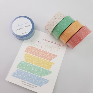 🇰🇷 韓國文創代購 luvAlice champagne masking tape 紙膠帶 香檳系列