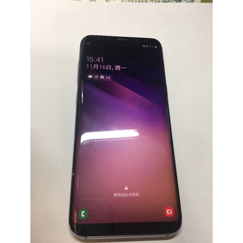 [二手/手機]Samsung三星Galaxy S8+/64G/紫灰色/9成新