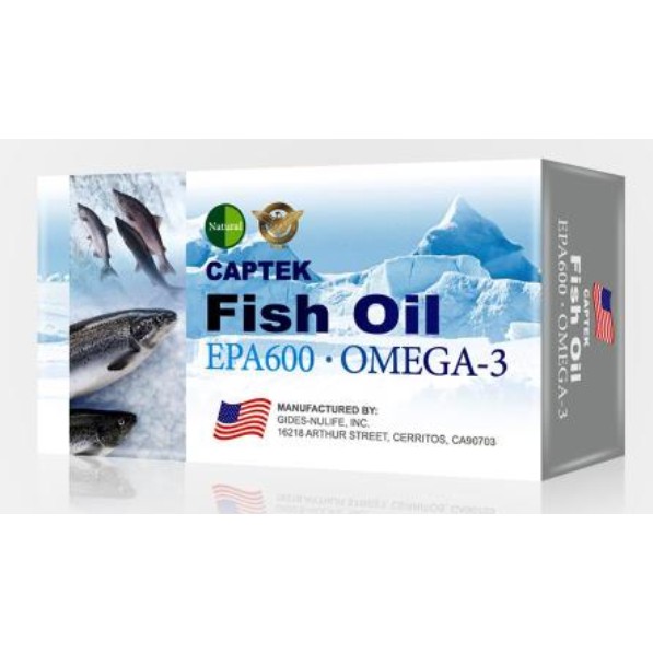 美國Natural D高規格EPA600魚油 (1.6公克/粒；30粒/盒) CAPSULES舒維魚油膠囊