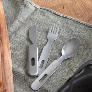 日本製 燕三条 <刀叉匙3件餐具組> 不鏽鋼 開瓶器 戶外露營 環保餐具 餐具套裝 攜帶方便