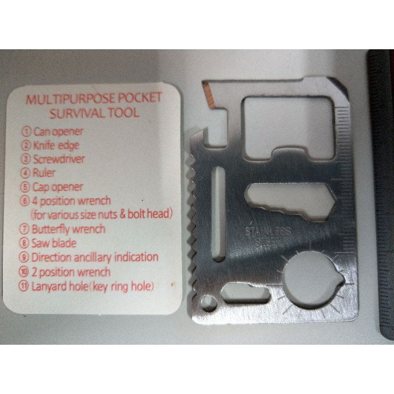 名片款 瑞士刀 口袋型 多功能 工具 隨身 不鏽鋼 工具卡片 名片不鏽鋼工具組 多功能工具卡 軍用卡 救生卡 露營 野外
