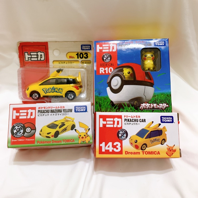 Tomica✈️日版 皮卡丘跑車寶可夢精靈車多美小汽車