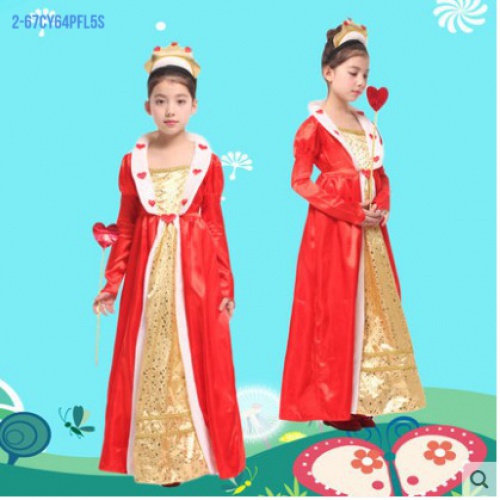 新款萬聖節cosplay兒童服裝拍照古代裝仙女桃心公主服