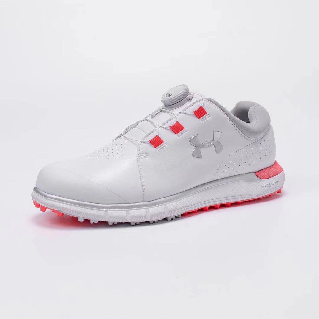Under Armour 安德瑪ua高爾夫鞋女boa扭鎖鞋女士運動活動釘golf球鞋防水高爾夫鞋子 蝦皮購物