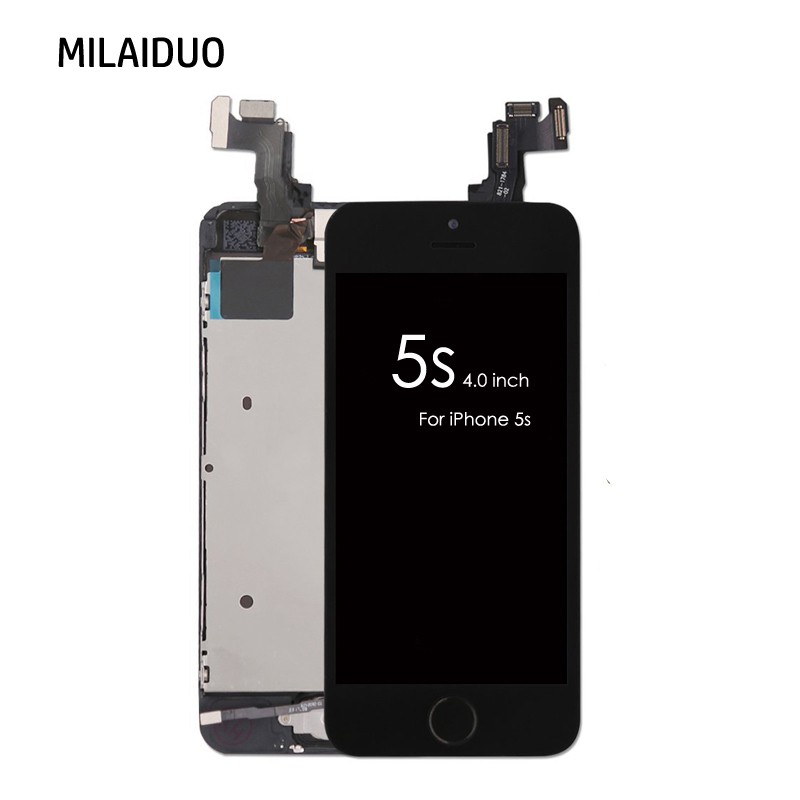 带配件現貨 適用於 iPhone 5S / 5G / 5C 螢幕總成 带前鏡頭 聽筒 Home鍵 液晶顯示屏 玻璃觸控