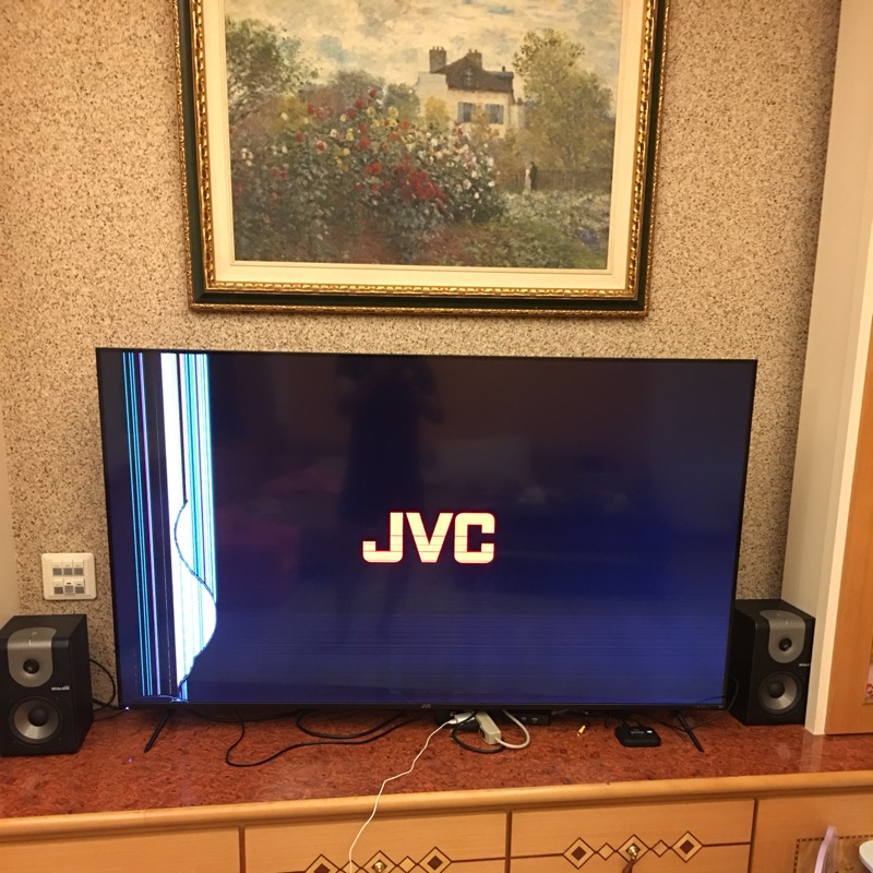 Jvc 65吋 T65 4k 電視 二手 中古 故障 零件機 瑞旭 自取價！